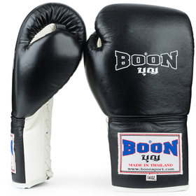 Boon Sport Boxing Gloves / Lace Up / Black