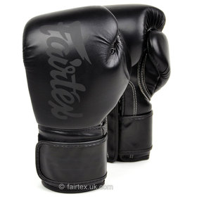 Fairtex Boxing Gloves / Microfibre / Black
