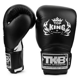 Top King Boxing Gloves / Super Air / Black White