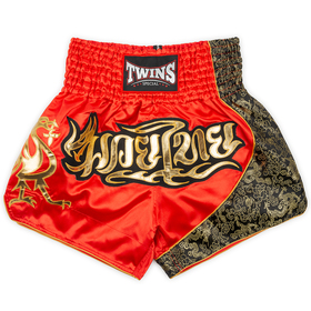 Twins Muay Thai Shorts / T151 / Red Gold
