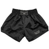Boon All Black Retro Muay Thai Shorts Boon All Black Retro Muay Thai Shorts