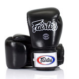Fairtex BGV1 Black Leather Muay Thai Gloves Fairtex BGV1 Black Leather Muay Thai Gloves