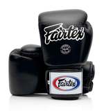 Fairtex BGV1 Black Leather Muay Thai Gloves Fairtex BGV1 Black Leather Muay Thai Gloves