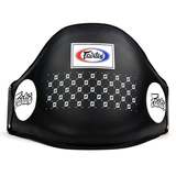 Fairtex BPV1 Black Leather Muay Thai Belly Pad Fairtex BPV1 Black Leather Muay Thai Belly Pad