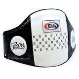 Fairtex BPV1 Black & White Muay Thai Belly Pad Fairtex BPV1 Black & White Muay Thai Belly Pad