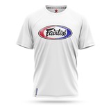 Fairtex TS4 White Vintage Muay Thai Tshirt Fairtex TS4 White Vintage Muay Thai Tshirt