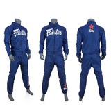 Fairtex VS2 Blue Vinyl Muay Thai Sweatsuit Fairtex VS2 Blue Vinyl Muay Thai Sweatsuit