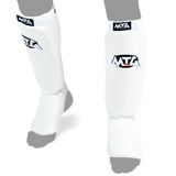 MTG Pro Shins PAIR / Elasticated / White - XS MTG Pro Shins PAIR / Elasticated / White - XS