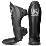 Topking Black Leather Muay Thai Shin Guards Topking Black Leather Muay Thai Shin Guards