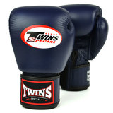 Twins BGVL3 Dark Blue Leather Muay Thai Gloves Twins BGVL3 Dark Blue Leather Muay Thai Gloves