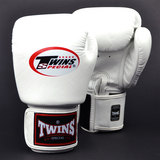 Twins BGVL3 White Leather Muay Thai Gloves Twins BGVL3 White Leather Muay Thai Gloves