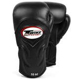 Twins BGVL6 Black Deluxe Sparring Muay Thai Gloves Twins BGVL6 Black Deluxe Sparring Muay Thai Gloves