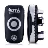 Yuth Black-Silver Muay Thai Kick Pads Yuth Black-Silver Muay Thai Kick Pads