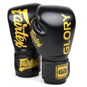 Fairtex Boxing Gloves / BGVG1 GLORY EDITION / Black - 16oz