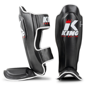 King Pro Black SG3 Muay Thai Shin Guards - BSTOCK