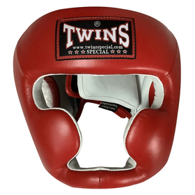 Twins HGL3 Red Muay Thai Head Guard (Medium Only)