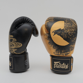 Fairtex Boxing Gloves / Harmony Six / Black Gold / 10 oz only