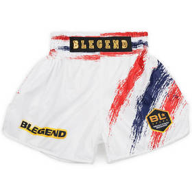 Blegend Muay Thai Shorts / White Claw