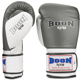 Boon Sport Grey Compact Muay Thai Gloves