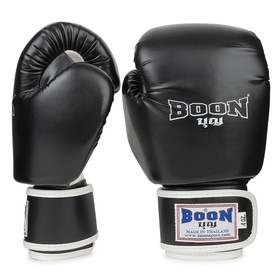 Boon Kids Boxing Gloves / 4oz / Black White 