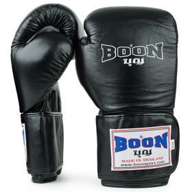 Boon Sport Black Classic Muay Thai Gloves