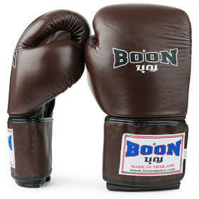 Boon Sport Brown Classic Muay Thai Gloves