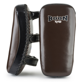 Boon Sport CKPM Brown & Black Curved Muay Thai Kick Pads