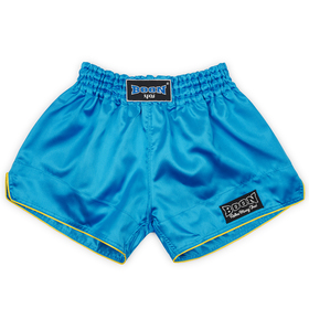 Boon Sport Light Blue Retro Muay Thai Shorts