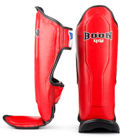 Boon Sport Shin Guards / Red