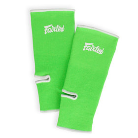 Fairtex AS1 Green & White Muay Thai Ankle Supports