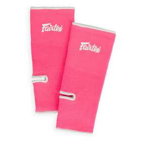 Fairtex AS1 Pink & White Muay Thai Ankle Supports