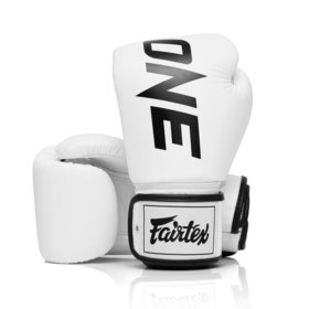 Fairtex Boxing Gloves/  X ONE / White