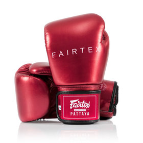 Fairtex Boxing Gloves / Metallic / Red