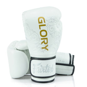 Fairtex BGVG3 White X Glory Muay Thai Gloves