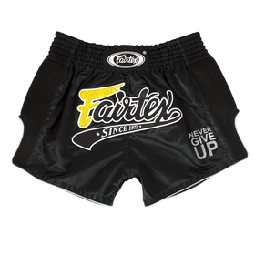 Fairtex Muay Thai Shorts / Slim Cut / Black