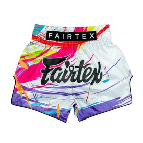Fairtex BS1933 World Music White Muay Thai Shorts