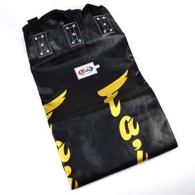 Fairtex HB6 6ft Black-Gold Muay Thai Banana Bag (unfilled)