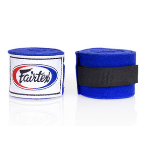 Fairtex HW2 4.5m Blue Muay Thai Hand Wraps