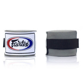 Fairtex HW2 4.5m Grey Muay Thai Hand Wraps