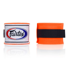 Fairtex HW2 4.5m Orange Muay Thai Hand Wraps
