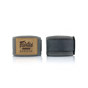 Fairtex HW4 4.5m Grey Mesh Muay Thai Hand Wraps