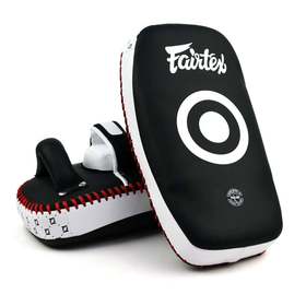 Fairtex KPLC5 Black-White Light Weight Muay Thai Kick Pads