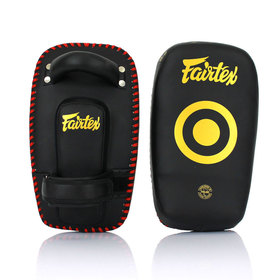 Fairtex KPLC6 Black Small Light Weight Muay Thai Kick Pads