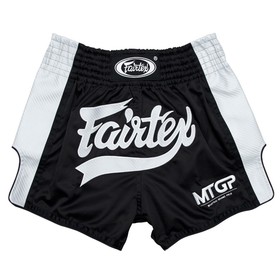 Fairtex MTGP Black & White Muay Thai Shorts