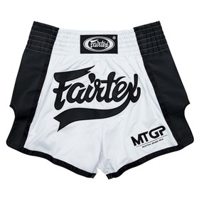 Fairtex Muay Thai Short / MTGP / White-Black 