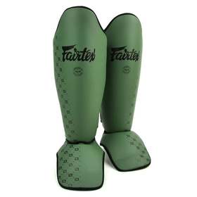 Fairtex SP5 Olive Green Muay Thai Shin Guards