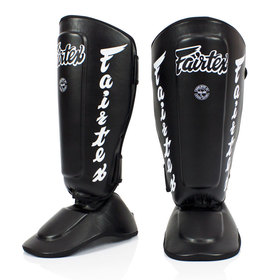 Fairtex SP7 Black Detachable Muay Thai Shin Guards