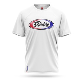 Fairtex TS4 White Vintage Muay Thai Tshirt