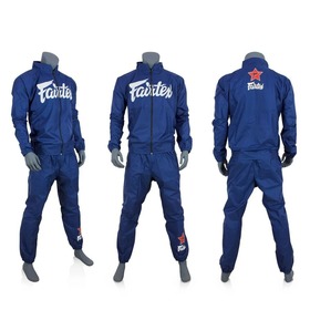 Fairtex VS2 Blue Vinyl Muay Thai Sweatsuit