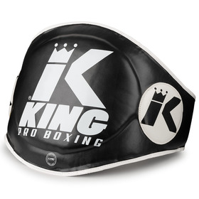 King Pro Black & White Muay Thai Belly Pad